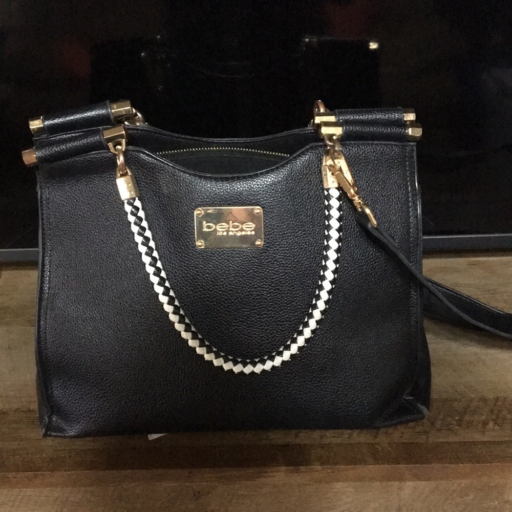 Used BEBE Black Purse